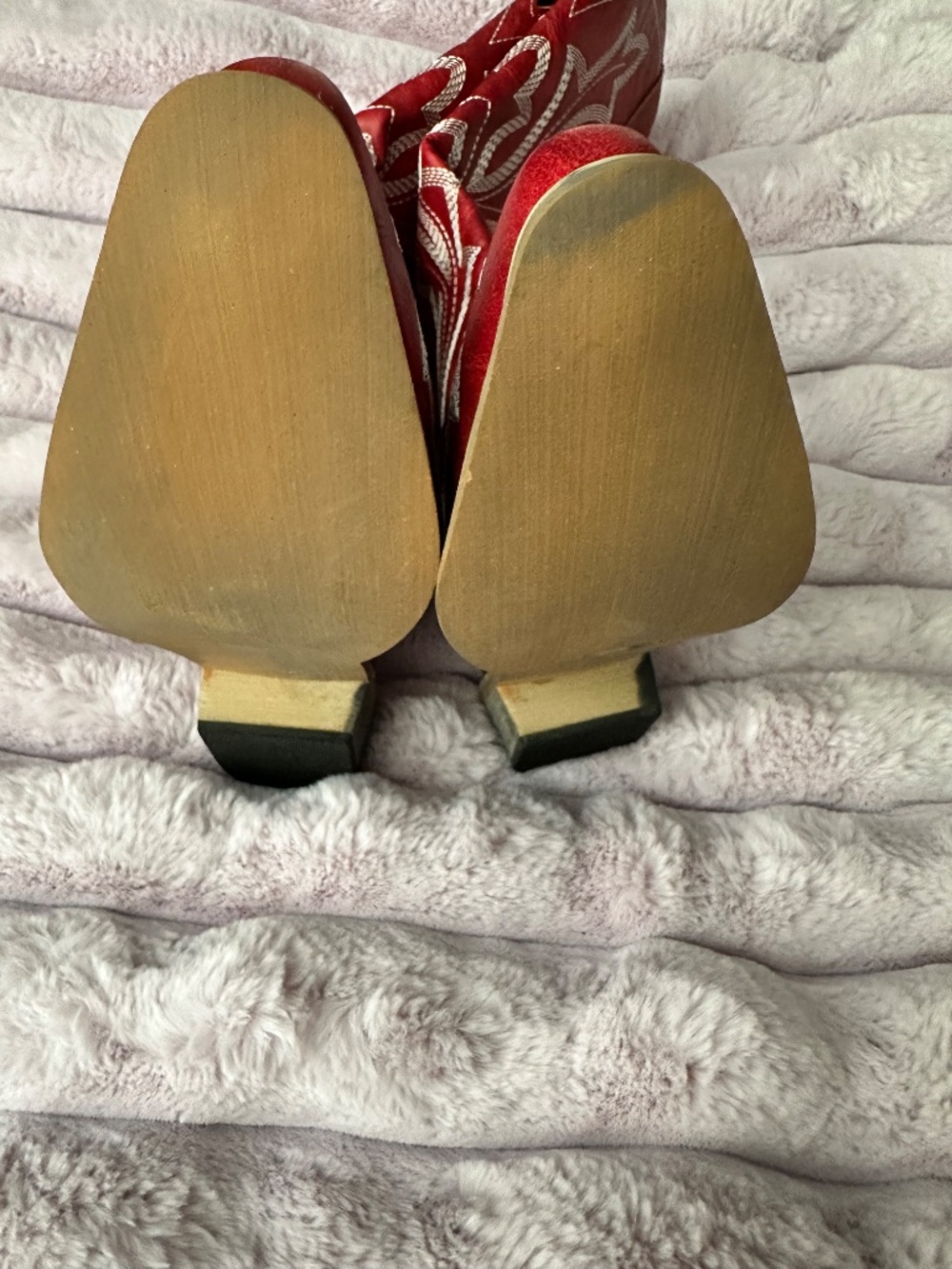Women size 9 or 40 RED Western Cowboy Boots Brand New - Picture 11 of 12